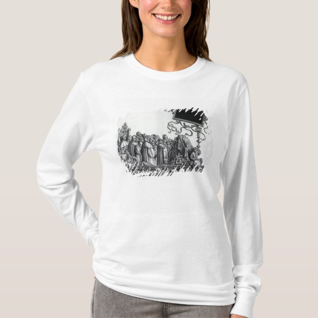 Camiseta Cena da procissão triunfal de Maximilian (Frente)