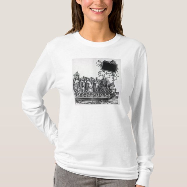 Camiseta Cena da procissão triunfal de Maximilian (Frente)