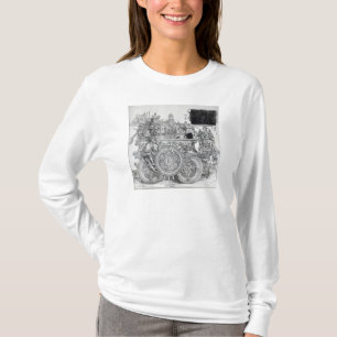 Camiseta Cena da procissão triunfal de Maximilian