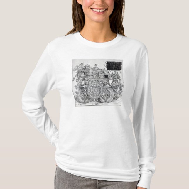 Camiseta Cena da procissão triunfal de Maximilian (Frente)