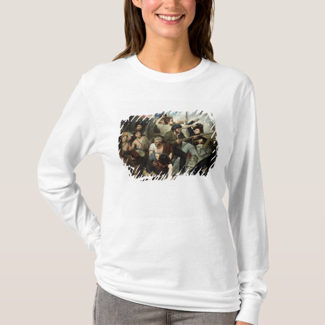 Camiseta Cena da revolução 1830 (Frente)