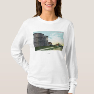 Camiseta Cena das reservas de água do monte da rainha Anne