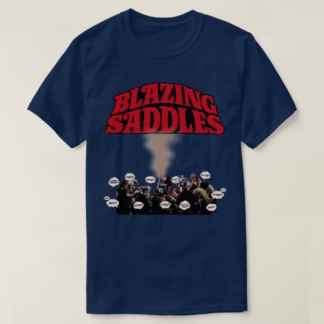 Camiseta Cena de Arte de Campfire Saddles (Frente do Design)