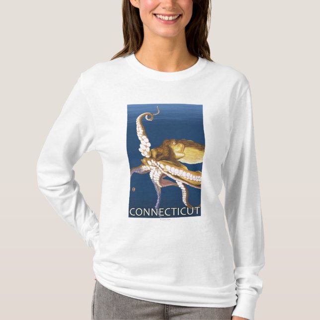 Camiseta Cena de ConnecticutOctopus (Frente)