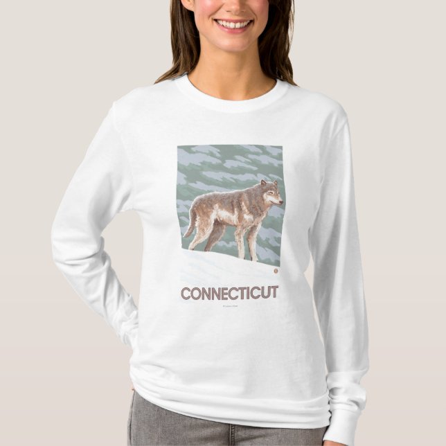 Camiseta Cena de ConnecticutWolf (Frente)