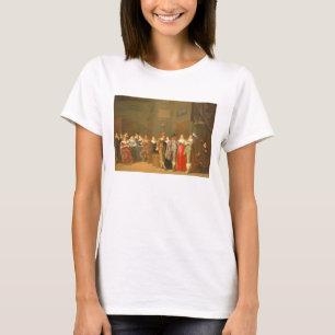 Camiseta Cena de cortejo, 1644 (óleo em canvas)