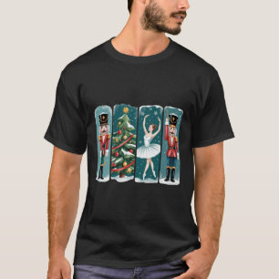 Camiseta Cena de Férias do Ballet de Natal do Quebra-Nozes