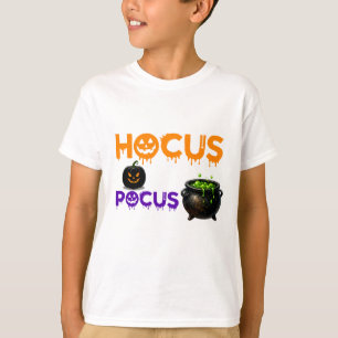 Camiseta Cena de Magia Hocus Pocus Para Fãs de Halloween 🎃