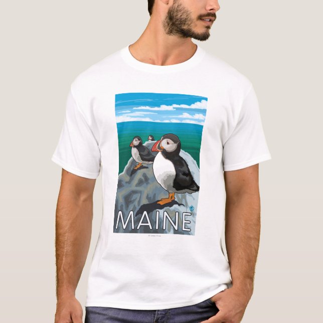 Camiseta Cena de MainePuffins (Frente)