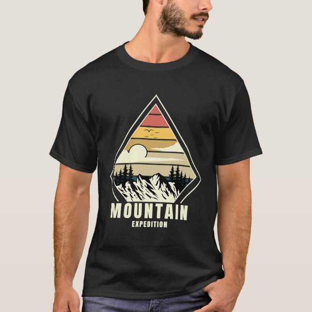 Camiseta Cena de Montanha e Floresta 48 (Frente)