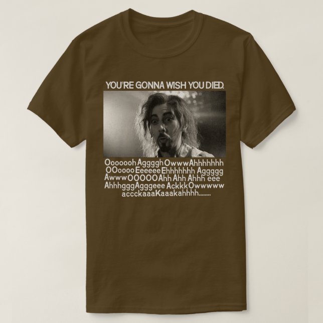 Camiseta Cena de Morte de Amilyn Vampire (Frente do Design)