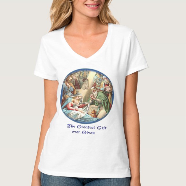 Camiseta Cena de Natal (Frente)