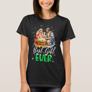 Camiseta Cena de Natal de Jesus Legal Cristão Melhor de Tod