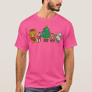 Camiseta Cena de Natal Inspirou a Grafia Rilakuma