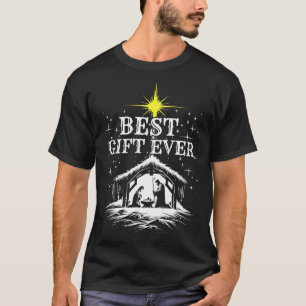 Camiseta Cena de Natal Jesus Cristão Sempre Natal Legal