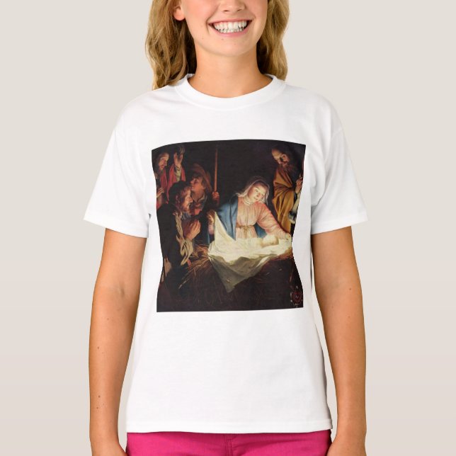 Camiseta Cena de Natividade (Frente)
