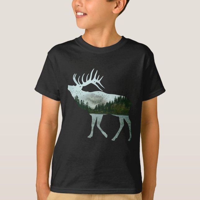 CAMISETA CENA DE NATUREZA DE ALCE (Frente)