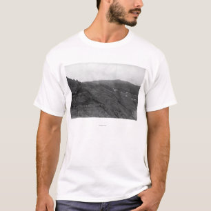 Camiseta Cena de Newport, Oregon na fotografia da praia da