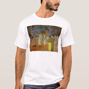 Camiseta Cena de Paul Gauguin   da vida de Tahitian, 1896