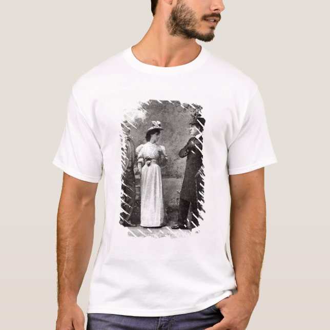 Camiseta Cena de um desempenho da importância de Bein (Frente)