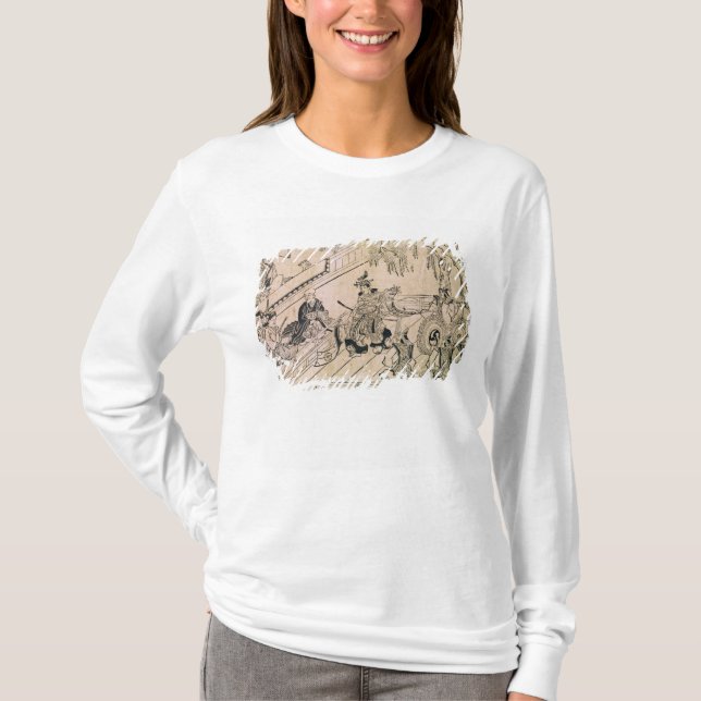 Camiseta Cena de uma dança sagrado (Frente)