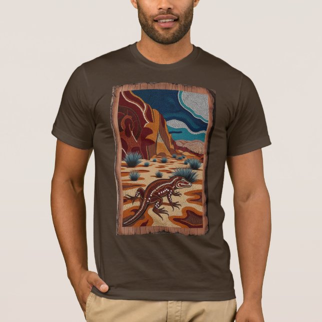 Camiseta Cena de Vida Selvagem de Selvagem Selvagem Austral (Frente)