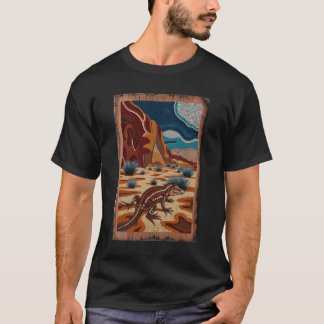Camiseta Cena de Vida Selvagem de Selvagem Selvagem Austral