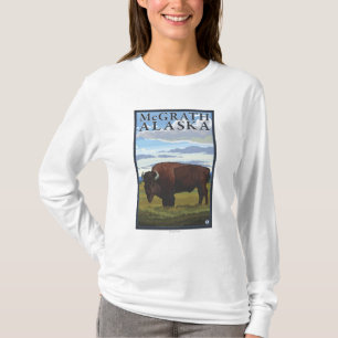 Camiseta Cena do bisonte - McGrath, Alaska