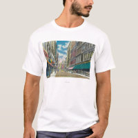 Cena do centro do distrito da compra da rua de WA