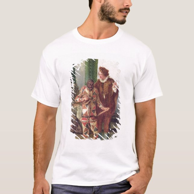 Camiseta Cena do dell'Arte de Commedia (Frente)