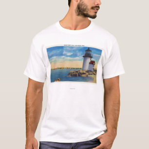 Camiseta Cena do farol do ponto de Brant
