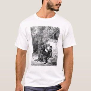 Camiseta Cena "do Rime do navegador antigo",