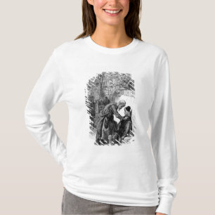 Camiseta Cena "do Rime do navegador antigo",