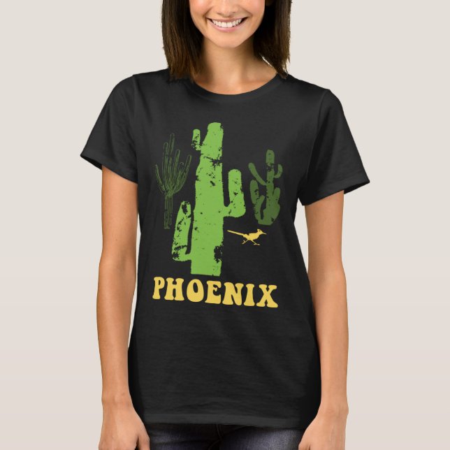 Camiseta Cena do Roadrunner do Deserto de Phoenix (Frente)