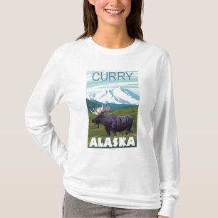 Camiseta Cena dos alces - caril, Alaska
