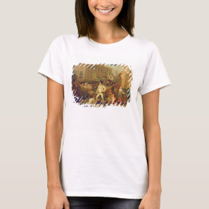 Camiseta Cena em uma rua de Londres, 1770 (óleo em canvas)
