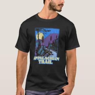 Camiseta Cena Noturna da Montanha da Trilha Appalachian Vin