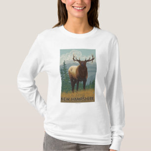 Camiseta Cena nova de HampshireElk