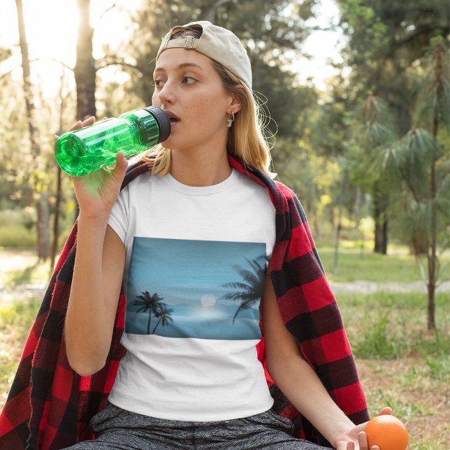 Camiseta Cena Tropical Noturna (Criador carregado)