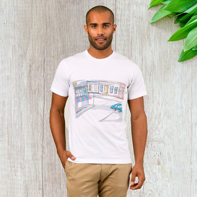 Camiseta Cena Urbana Mens T-Shirt (Criador carregado)