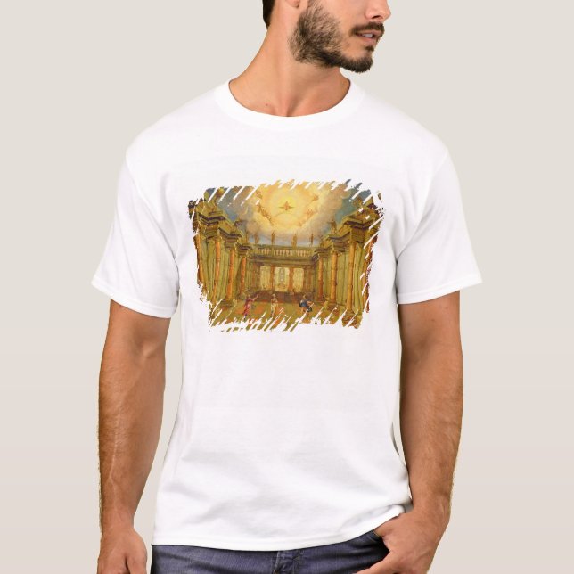 Camiseta Cena X: o pátio do rei de Naxos (Frente)