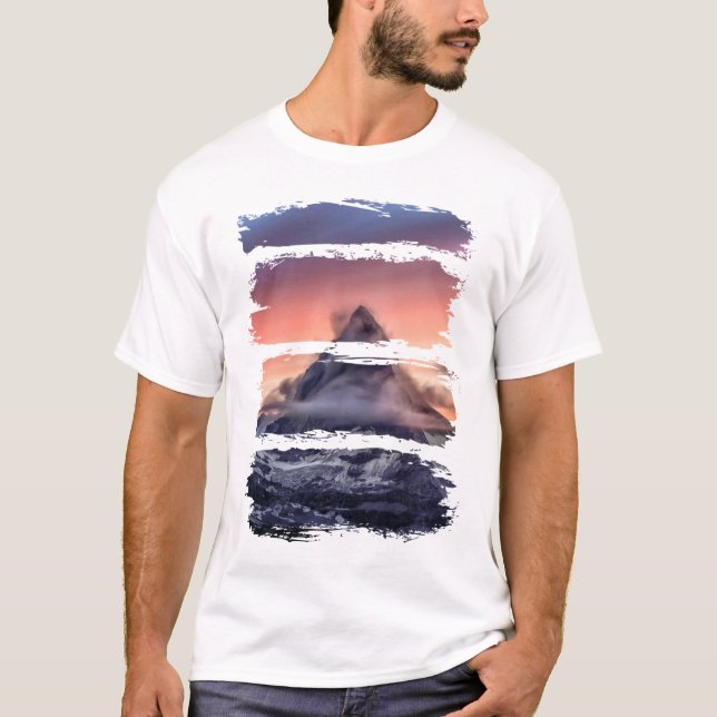 Camiseta Cenário Céu Cerrado Bonito Natureza Moderna (Frente)
