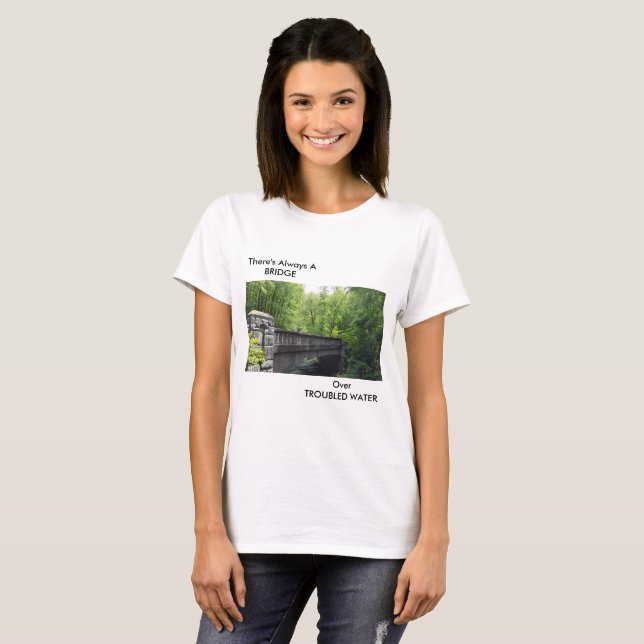 CAMISETA CENÁRIO DA PONTE COM TEXTO (Frente Completa)