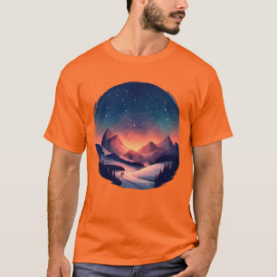 Camiseta Cenário Noturno do Cume da Aurora