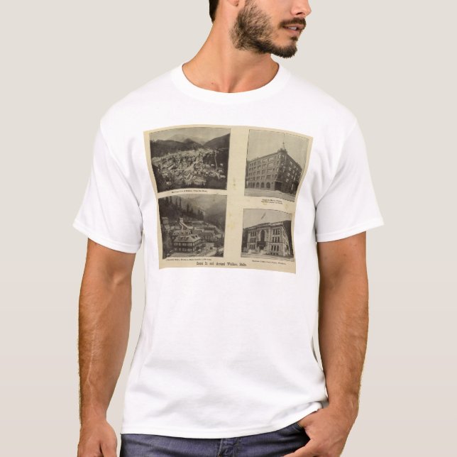 Camiseta Cenas, Wallace, Idaho (Frente)