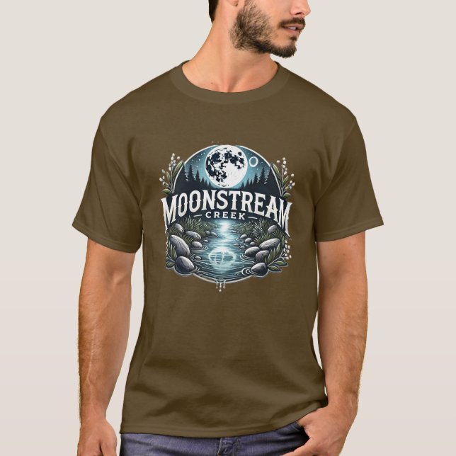 Camiseta Cênica de Natureza Cria-Moonstream (Frente)