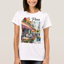 Camiseta Cênica do Café de Paris Encantadora