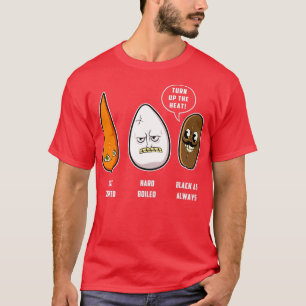 Camiseta Cenoura, Barba De Café De Ovo