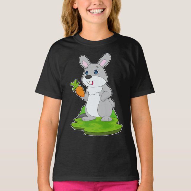 Camiseta Cenoura de Coelho (Frente)