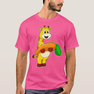 Camiseta Cenoura-de-girafa